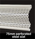 perforated steel slat 75mm