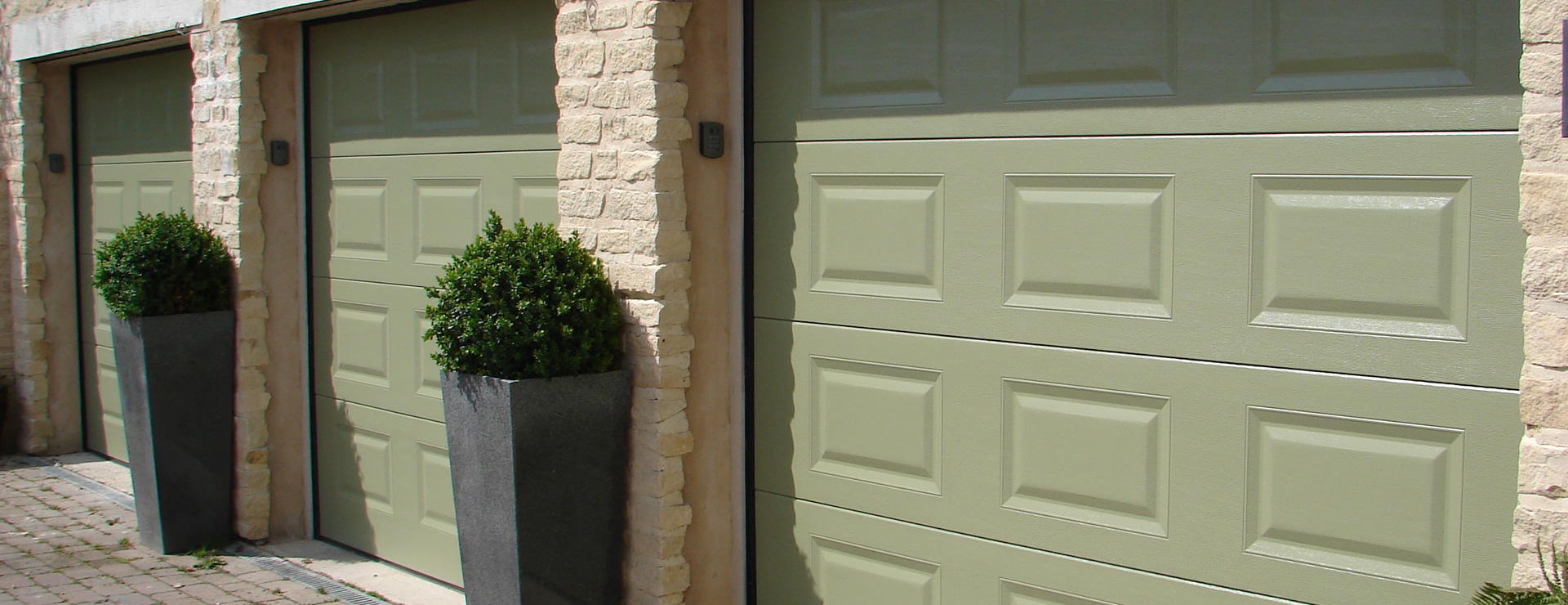 Sectional Garage Doors - Georgian Panel